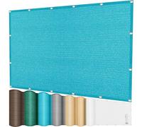 Filet d'ombrage 2.3 x 3.6 m Coupe-Vent Voiles, Abat-Jour en Maille, Bloquer Les Rayons UV, Filet D'Intimité Toiles D'Ombrages avec Cordes pour Jardin Plantes Serre Grange, Bleu Ciel