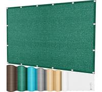 Filet d'ombrage 2.3 x 3.6 m Coupe-Vent Voiles, Abat-Jour en Maille, Bloquer Les Rayons UV, Filet D'Intimité Toiles D'Ombrages avec Cordes pour Jardin Plantes Serre Grange, Vert Foncé