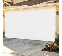 Filet d'ombrage 2.4 x 4 m Respirant Filet D'Intimité avec Œillets pour La Couverture Végétale Serre Pergola Jardin Abri D'Auto Pet House Lawn Patio, Blanc