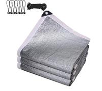 Filet d'ombrage - 2 x 4 m - Avec œillets - Taux d'ombrage de 90 % - Résistant aux UV - Voile d'ombrage pour jardin, plante extérieure, avec corde de fixation