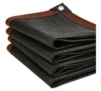 Filet d'ombrage 210 x 350 cm avec Œillets, Protection UV, Respirant, Rafraîchissant Brise Vent Tissu d'ombrage pour Serre Jardin Pergola Pet House, Noir