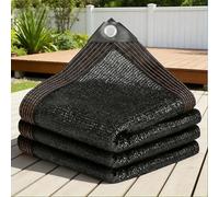 Filet d'ombrage 215 x 700 cm avec Œillets, Protection UV, Respirant, Rafraîchissant Filet d'ombrage pour Serre Jardin pour Serre Jardin Pergola Pet House, Noir