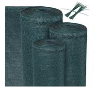 Filet d'ombrage 25 x 1,8 m, toile d'ombrage 165 g/m², SolVision SG80 vert