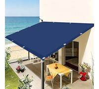 Filet d'ombrage 260 x 350 cm Résistant Protection UV Toile d'ombrage avec Oeillets et Cordons pour Serre, Plantes, Poulailler, Camping Extérieur, Bleu Foncé