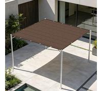 Filet d'ombrage 3.1 x 3.4 m Anti UV Voiles d'ombrage Résistant Plusieurs Tailles pour Serre Jardin Couverture Potager Terrasse, Brun