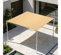 Filet d'ombrage 3.1 x 3.6 m Anti UV Voiles d'ombrage Résistant Plusieurs Tailles pour Serre Jardin Couverture Potager Terrasse, Couleur Crème