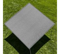 Filet d'ombrage 3 x 3.1 m Vent et Perméable à l'eau Voile d'ombrage Protection Solaire Toile Rectangulaire Résistant pour Jardin, Terrasse, Balcon, Camping, Pergola, Gris Clair