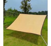 Filet d'ombrage 3x3 Sable Voiles d'ombrage pour Patio Parasols et Stores pour Patio Filet Anti Grele Voiture Anti UV Filet Protection Solaire Filet Anti Chaleur,beige-5x8m