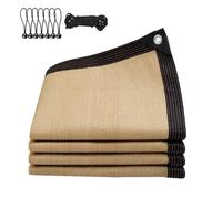 Filet d'ombrage - 5,5 x 10 m - Avec œillets - Taux d'ombrage de 90 % - Résistant aux UV - Voile d'ombrage pour jardin, plante extérieure, avec corde de fixation