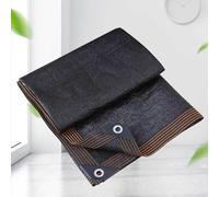 Filet d'ombrage 5x5 Voile d'ombrage Rectangulaire Voile Dombrage Filet Ombrage Extérieur Filet Anti Chaleur Toile Ombrage Extérieur 3x3 Imperméable,black-5x5m