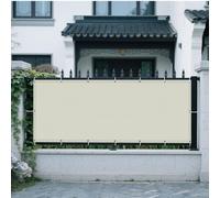 Filet d'ombrage 85 x 260 cm Protection Solaire avec Cordons Toiles D'Ombrages UV Protection avec Cordons pour Terrasse Jardin Extérieur Balcon, Beige