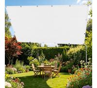 Filet d'ombrage 90 x 700 cm Vent et Perméable à l'eau Filet d'ombrage pour Serre Résistant pour Potager, Serre, Balcon, Terrasse, Pergola, Patio, Blanc