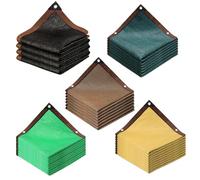 Filet D'Ombrage 95% UV Tissu D'Ombrage, Toile D'ombrage De Serres La Couverture Toile Soleil Exterieur VéGéTale Serre Jardin Pergola Patio Lawn Pet House (Brun,2x12m / 6.56x39.37ft)