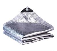 Filet d'Ombrage 99% Aluminium Réfléchissant, Toile Solaire Thermique Anti-UV avec Œillets pour Serre Jardin Chenil et Voiture, Maille Respirante 1x2.0m 2x4.0m 3x3.0m 4x6.0m(2x10m/6.6x32.8ft)