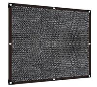 Filet d'ombrage à 70 % avec œillets, protection solaire rectangulaire légère pour pergola, serre, poulailler et auvent, idéal pour une utilisation en extérieur (5 x 15 m)