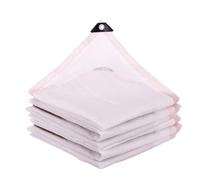 Filet d'ombrage à 70 % avec œillets - Tissu d'ombrage imperméable pour serre rectangulaire - Protection du balcon - Blanc (2 x 3 m)