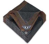 Filet d'ombrage à 70 % pour jardin - Tissu d'ombrage imperméable avec œillets pour serre, étang, poulailler, terrasse et tonnelle - Protection thermique (1 x 2 m)