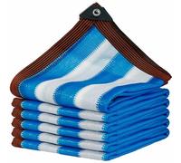 Filet d'ombrage à 85 % avec œillets, 1 x 4 m, pour serre, respirant, protection UV, pour terrasse, balcon, plantes, poulailler, utilisation en extérieur