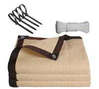 Filet d'ombrage à 90 % pour serre, 9 x 10 m, 1 x 2 m, 5 x 8 m, 3 x 4 m, pare-soleil respirant avec œillets pour jardin, pergola, jardin, protection UV (5 x 8 m)