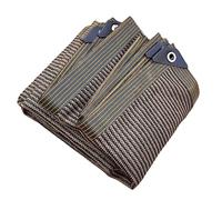 Filet d'ombrage à 90 % - Protection contre le vent de qualité supérieure - Pour balcon, abri d'auto et serre - Polyvalent - Tailles de 1 x 2 m à 4 x 6 m - Couleur naturelle pour une meilleure intimité