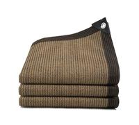 Filet d'ombrage à 95 % - Marron pour la protection des plantes - Disponible en tailles 1-8 m (6 x 12 m) - Solution d'ombrage d'extérieur