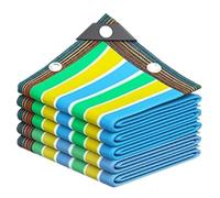 Filet d'ombrage à 99 % contre les rayons UV pour extérieur - Tissu en maille avec œillets pour serre, terrasse, pergola, grange et chenil - Housse rafraîchissante de 5 x 15 m