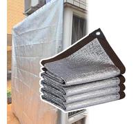 Filet D'ombrage À 99% D'efficacité, Filet D'ombrage Réfléchissant En Aluminet, Pour Plantes, Jardin, Balcon Et Pergola(4x4m/13.1x13.1ft)