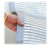 Filet D'ombrage Aluminet Voiture Toile D'Ombrage Patio Tissus Reflechissant Soleil 75% Voile Aluminium Bache Isolant Thermique Résistant Aux UV((2x11) m)