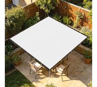 Filet d'ombrage Aluminium 180 x 660 cm Ventilation Respirante Toile Pare Soleil avec Œillets Facile à Suspendre pour Jardin, Patio, Pelouse, Abri de Voiture, Argent