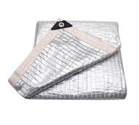 Filet D'ombrage Aluminium, 95% Anti-UV Tissu D'ombrage avec Œillets, Réutilisable Filet Anti Chaleur pour Voiture,Jardin,pergola 2x3.0m 3x5m 4x8m 5x6m 7x8m 6x15m