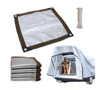 Filet D'Ombrage Argenté, 99% Toile D'ombrage En Papier D'aluminium, 1*1~10 M Bâche D'ombrage Réfléchissant Filet Protection Solaire Brise Vue Pour Serre Chenil Voiture(2*7 m/6.5*23 ft)