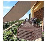Filet D'ombrage avec Œillets,Filet Protection Solaire Marron,Toile D'ombrage pour Plantes,pour Pergola Serre Jardin,Voiles D'ombrage Respirantes Et Anti-UV,Filet D'intimité,Brown-1.5x2m(4.9 * 6.6ft)