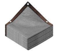 Filet D'ombrage avec œillets,Toile D'ombrage à 85% en Aluminium Anti-UV Bâche en Maille D'extérieur pour Serre Terrasse Voitures Pergola et Poulaillers pour Chiens,2x2m