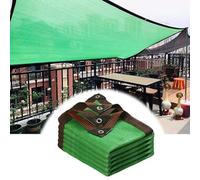 Filet D'ombrage avec Oeillets, 3x4m 6x8m Filet Protection Solaire pour Jardin, Toile D'Ombrage pour Toit Couvre, Clôture De Protection pour Terrasse(13X20ft/4X6m)
