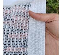Filet d'ombrage avec protection UV 50 % - 3 x 5 m - Tissu d'ombrage blanc pour serre, jardin, terrasse et cour - avec œillets pour une installation facile