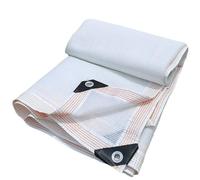 Filet D'ombrage Bache pour Pergola 2×5m Filet Anti Chaleur Extérieur Blanc avec œillets Taux d'ombrage de 85%, pour Serre Jardin Couverture Potager Terrasse