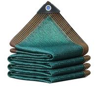 Filet D'ombrage Bache pour Pergola 3×3m Filet Anti Chaleur Extérieur Vert foncé avec œillets Taux d'ombrage de 85%, pour Serre Jardin Couverture Potager Terrasse