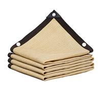 Filet d'ombrage beige 5 x 8 m - Toile d'ombrage pour extérieur, terrasse, jardin, pergola et serre, protection UV, 90 % durable, avec œillets, solution d'ombrage polyvalente