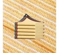 Filet D'ombrage Beige Anti Chaleur Voile d'ombrage avec œillets 2x4m Filet Protection Solaire Toile Respirante pour Jardin Plante terrasse(23x33ft/7x10m)