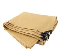 Filet d'ombrage beige avec œillets, protection UV à 90 % pour jardin, intimité, utilisation extérieure, terrasse, pergola, voiture, taille personnalisée, 3,6 x 3,7 m, polyvalent