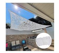 Filet D'ombrage Blanc 2X3 4X6 6X8 8X10 10X15,Voile D'ombrage Sun Shelter Auvents, Bâche Camouflage Blanc Idéal Le Camouflage, la Chasse, la décoration Jardin,la Ombrage,la Photo, Terrasse(5x6m=16.4x19