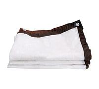 Filet d'ombrage Blanc 75% bloquent Les UV,Ombrage Pergola Serre Jardin Grangé Voile d Ombrage Rectangulaire Toile d'Ombrage,pour La Couverture VéGéTale Serre (4mx4m/13.1ftx13.1ft)