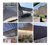 Filet d'ombrage coupe-vent pour jardin, clôture et pergola, protection UV et protection contre les UV, 6 x 7 m
