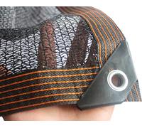 Filet d'ombrage de jardin à 3 plis - Résistant aux UV - 50 % 60 % - Pour plantes/serre/grange/extérieur/cour/toit - Taille personnalisée (8 x 10 m)