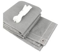 Filet d'ombrage de jardin en polyéthylène haute densité - Gris - Auvent pour terrasse et balcon, clôture extérieure, 1 x 5 m, protection UV, solution d'intimité pour terrasse