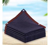 Filet d'ombrage de jardin en tissu noir de protection UV pour terrasse, pergola et serre, protection solaire extérieure pour une ombre et un confort optimaux