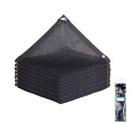 Filet d'ombrage de jardin résistant aux UV avec œillets, voile solaire respirant pour pergola et serre, housse rafraîchissante personnalisable, 17 x 25 m
