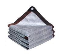 Filet D'ombrage en Aluminium 5x12m Voile D'ombrage 90% Sunblock Tissu D'ombrage HDPE Respirant Couverture Filet Résistant Aluminium pour Extérieu/Serre/Jardin/Pergola/Patio Lawn