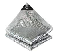 Filet d'ombrage en Aluminium 85% avec œillets for Serre, Jardin, terrasse, pergola(2x15.0m/6.6x49.2ft)