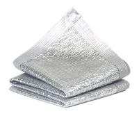 Filet D'ombrage en Aluminium avec Œillets 2x3.0m 2x4.0m 3x4.0m 3x5.0m 4x4.0m 5x6.0m Taux D'ombrage de 99% Bâche en Maille pour Serre Jardin Extérieur(1.0x10.0m/3.3x32.8ft)